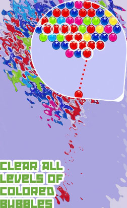 Color bubble game