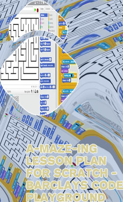 Maze game on scratch